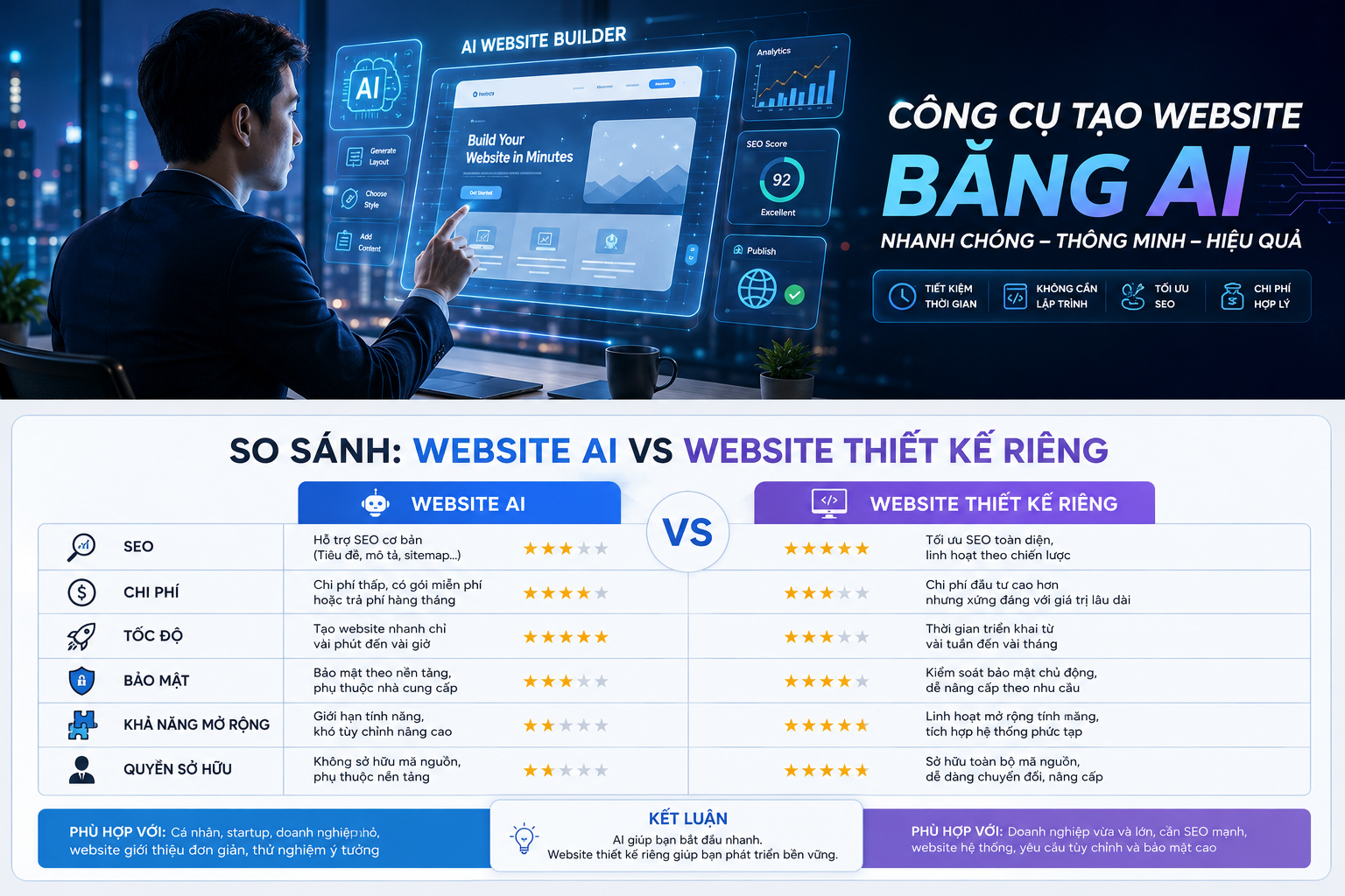 Top công cụ tạo website bằng AI tốt nhất năm 2026
